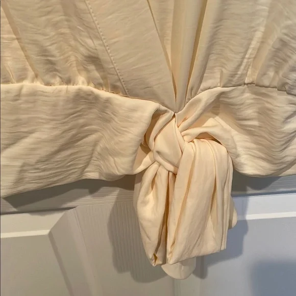 Nine West Ivory Tie-Front Blouse - Picture 6 of 6